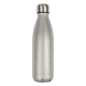 Gourde Isotherme Pailletée Argent Personnalisable 500 ml