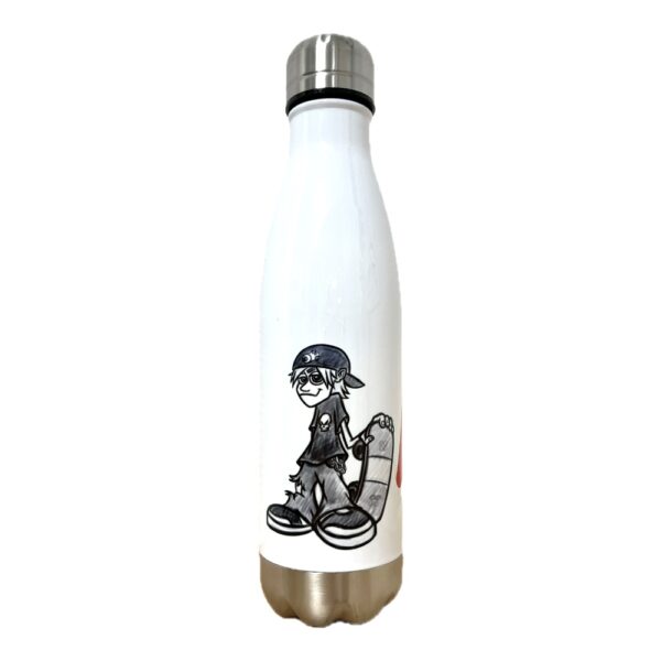 Gourde Isotherme Blanche Personnalisable 500 ml – Image 4