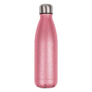 Gourde Isotherme Pailletée Rose Personnalisable 500 ml
