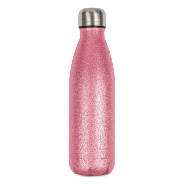 Gourde Isotherme Pailletée Rose Personnalisable 500 ml