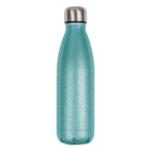 Gourde Isotherme Pailletée Bleu Personnalisable 500 ml