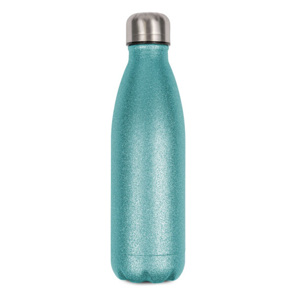 Gourde Isotherme Pailletée Bleu Personnalisable 500 ml